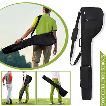 Sport Golf Club Összehajtható Táskák Mini Könnyű Hordozó Táska, Külső Gyakorlat Golf Képzés Válltáska, Állítható Pántokkal